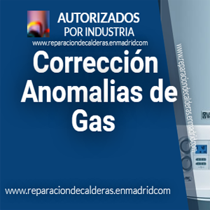 Corrección de anomalias de gas Natural